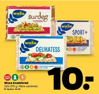 Netto Wasa knækbrød tilbud