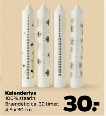 Netto Kalenderlys tilbud