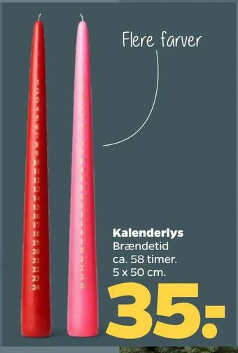 Netto Kalenderlys tilbud