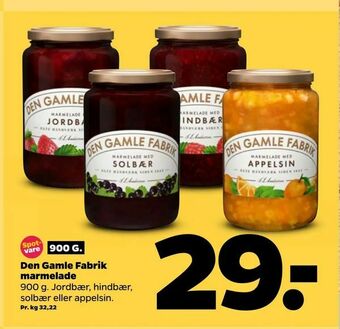Netto Den Gamle Fabrik marmelade tilbud