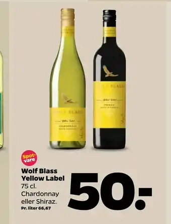Netto Wolf Blass Yellow Label tilbud