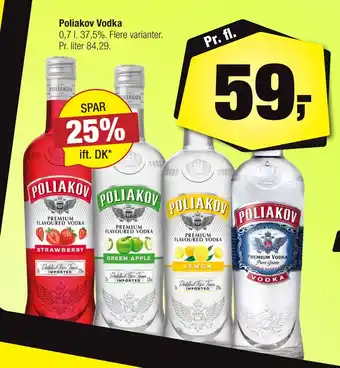 Calle Poliakov Vodka tilbud