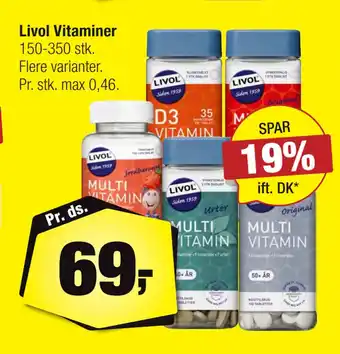 Calle Livol Vitaminer tilbud