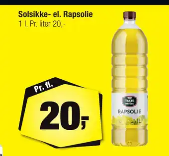 Calle Solsikke- el. Rapsolie tilbud