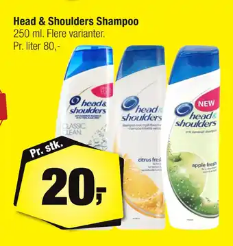 Calle Head & Shoulders Shampoo tilbud