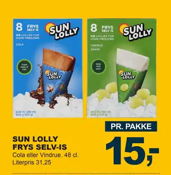 Let-Køb SUN LOLLY FRYS SELV-IS tilbud