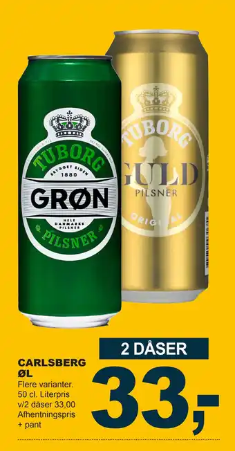 Let-Køb CARLSBERG ØL tilbud