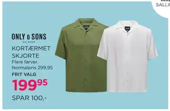 Salling KORTÆRMET SKJORTE tilbud