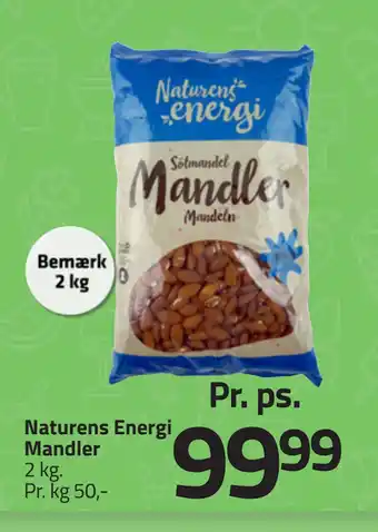 Fleggaard Naturens Energi Mandler tilbud