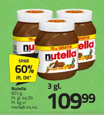 Fleggaard Nutella tilbud