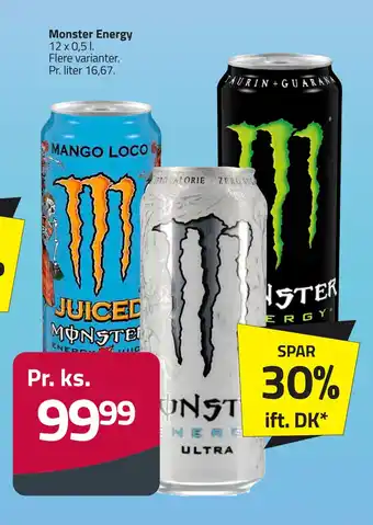 Fleggaard Monster Energy tilbud