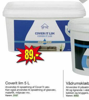 Harald Nyborg Coverit lim 5 L tilbud