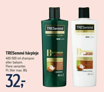 Føtex TRESemmé hårpleje tilbud