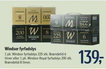 Føtex Windsor fyrfadslys tilbud