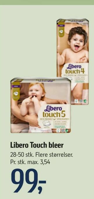Føtex Libero Touch bleer tilbud