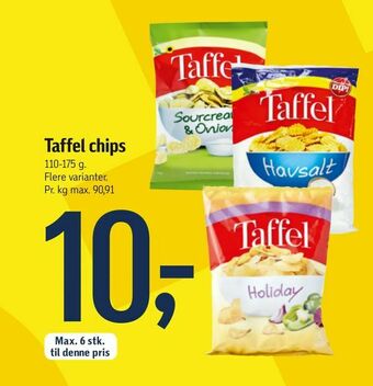 Føtex Taffel chips tilbud