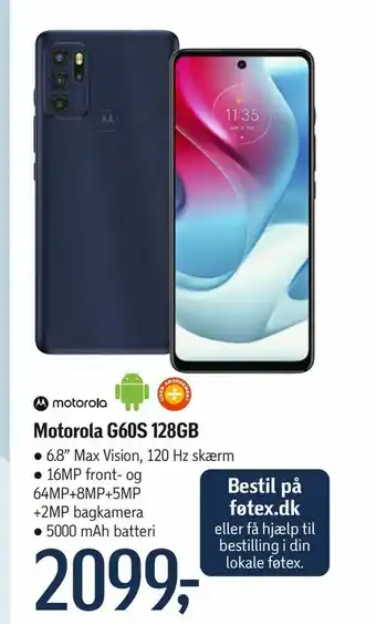 Føtex Motorola G60S 128GB tilbud