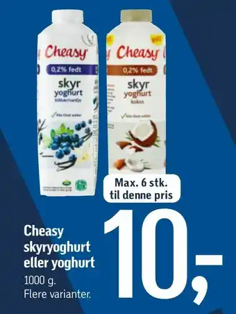 Føtex Cheasy skyryoghurt eller yoghurt tilbud