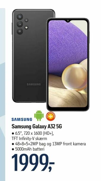 Føtex Samsung Galaxy A32 5G tilbud