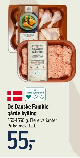 Føtex De Danske Familiegårde kylling tilbud