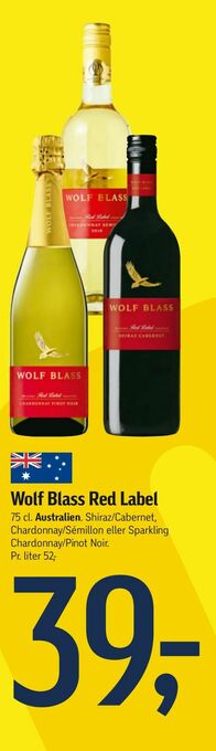 Føtex Wolf Blass Red Label tilbud
