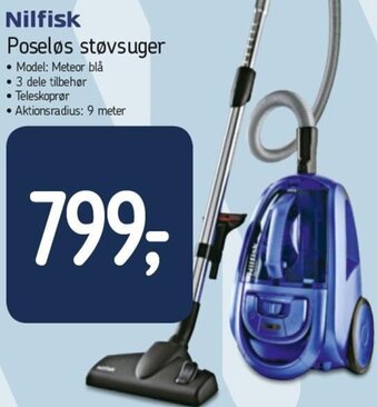 Føtex Nilfisk Poseløs Støvsuger tilbud