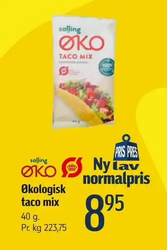 Føtex Økologisk taco mix tilbud