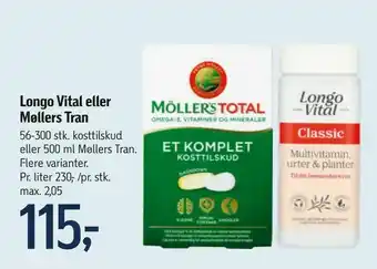 Longo Vital eller Møllers Tran