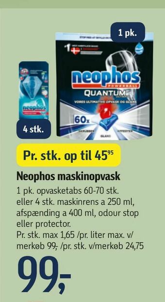 Føtex Neophos maskinopvask tilbud