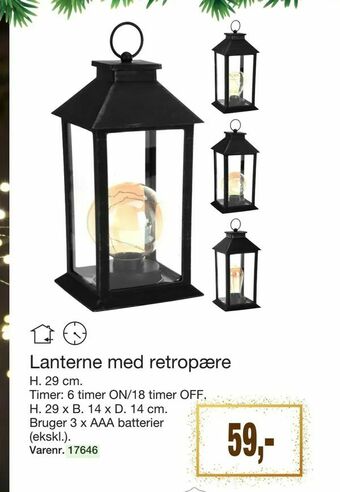 Harald Nyborg Lanterne med retropære tilbud