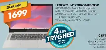 Expert LENOVO 14" CHROMEBOOK tilbud