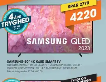 Expert SAMSUNG 50" 4K QLED SMART TV tilbud