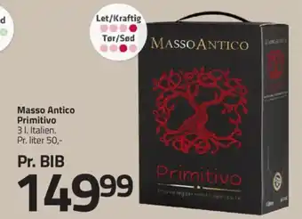 Fleggaard Masso Antico Primitivo tilbud