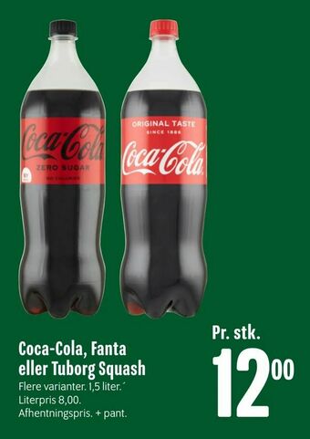 Min Købmand Coca-Cola, Fanta eller Tuborg Squash tilbud