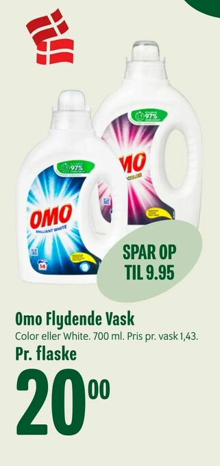 Min Købmand Omo Flydende Vask tilbud