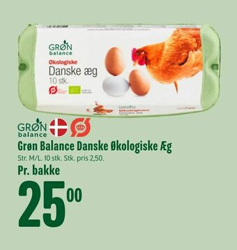 Min Købmand Grøn Balance Danske Økologiske Æg tilbud