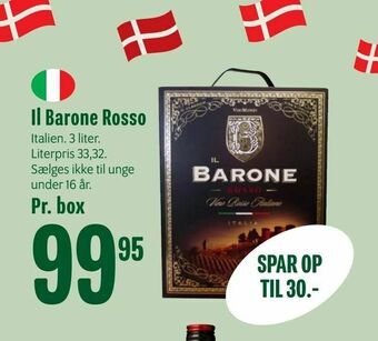 Min Købmand Il Barone Rosso tilbud