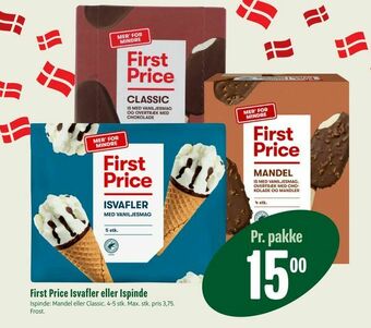 Min Købmand First Price Isvafler eller Ispinde tilbud