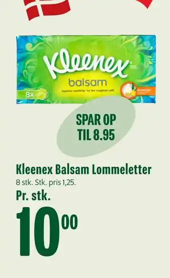 Min Købmand Kleenex Balsam Lommeletter tilbud