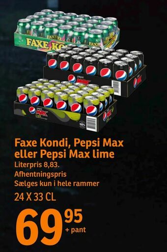 SPAR Faxe Kondi, Pepsi Max eller Pepsi Max lime tilbud