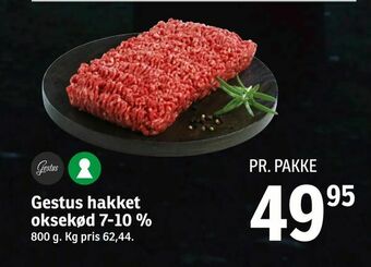 SPAR Gestus hakket oksekød 7-10 % tilbud