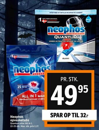 SPAR Neophos opvasketabs tilbud