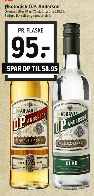 SPAR Økologisk O.P. Anderson tilbud