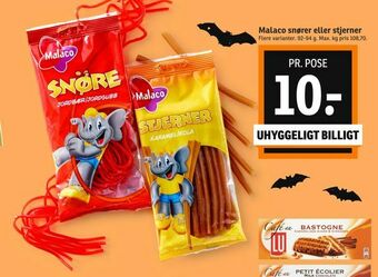 SPAR Malaco snører eller stjerner tilbud
