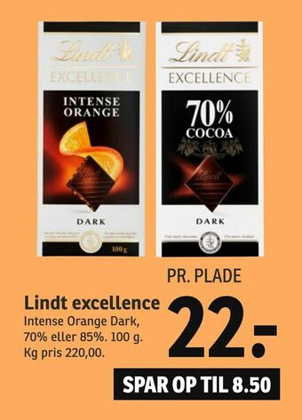 SPAR Lindt excellence tilbud