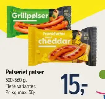 Føtex Pølseriet pølser tilbud