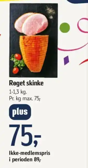 Føtex Røget skinke 1-1,3 kg. tilbud