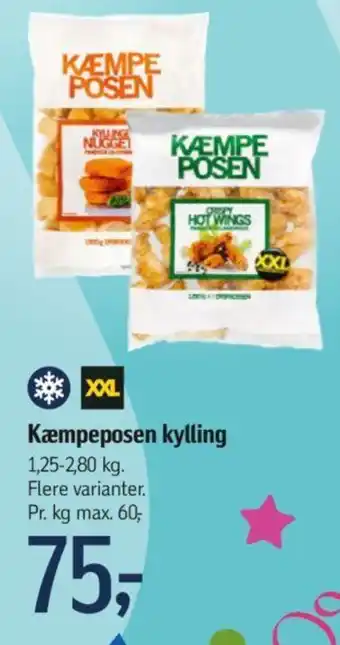 Føtex Kæmpeposen kylling tilbud