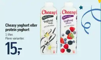 Føtex Cheasy yoghurt eller protein yoghurt tilbud