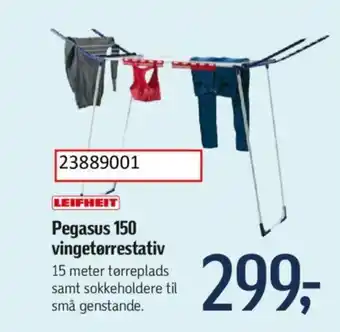 Føtex Pegasus 150 vingetørrestativ tilbud